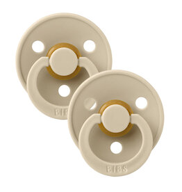 Bibs Bibs Pacifier 2pk 18-36m, Vanilla, Latex