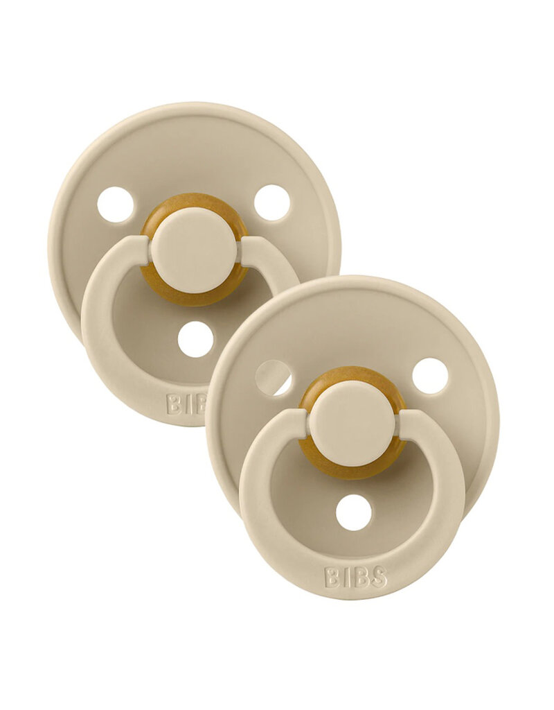 Bibs Bibs Pacifier 2pk 18-36m, Vanilla, Latex