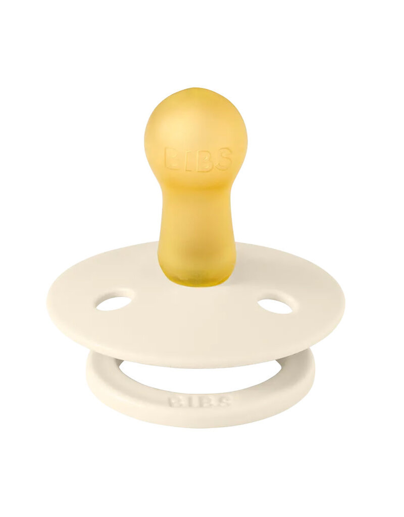 Bibs Bibs Pacifier 2pk 6-18m, Ivory/Sage, Latex