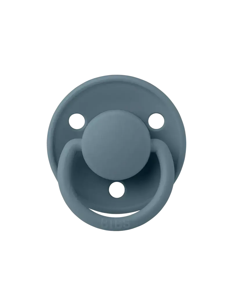Bibs Bibs De Lux Pacifier 2pk 6-18m, Baby Blue/Petrol