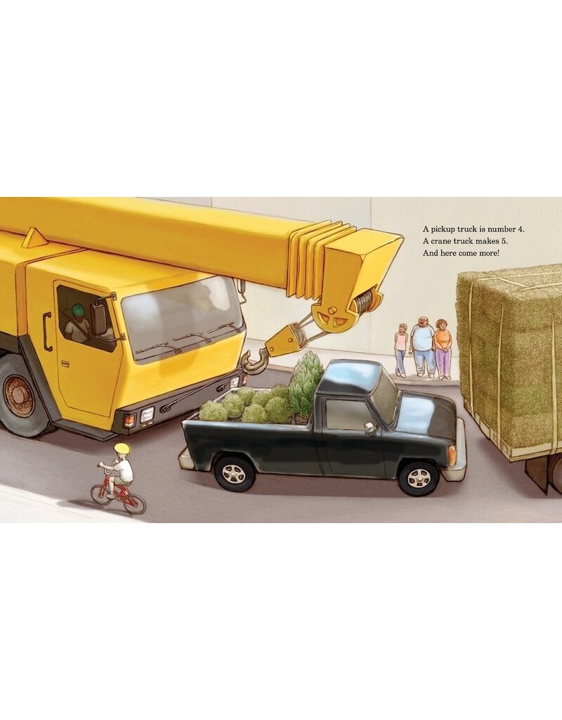 Random House Twenty Big Trucks in the Middle of the Street Board Book