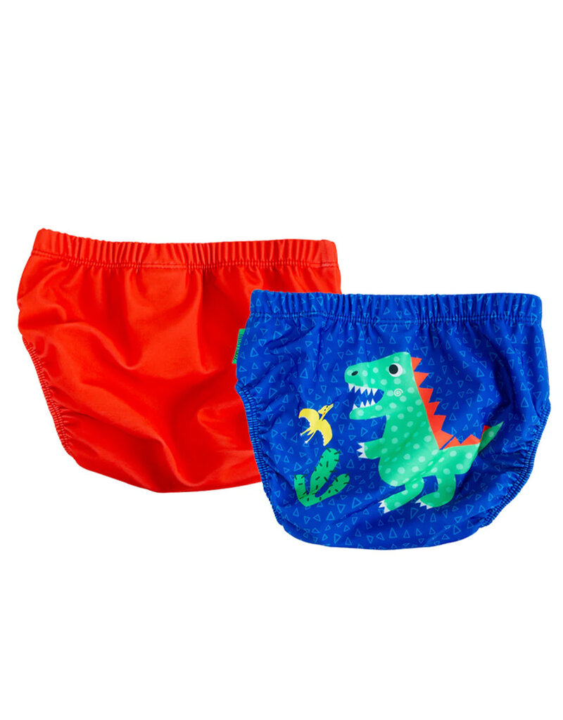 Zoocchini Knit Swim Diaper 2 Piece Set - Dino