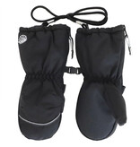 Black Zip Waterproof Mittens