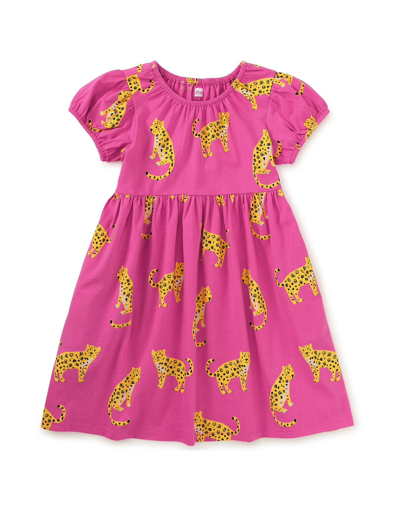 Tea Collection Sweet Jaguars Puff Sleeve Baby Dress