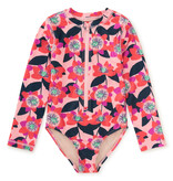 Tea Collection Block Print LS UV Suit
