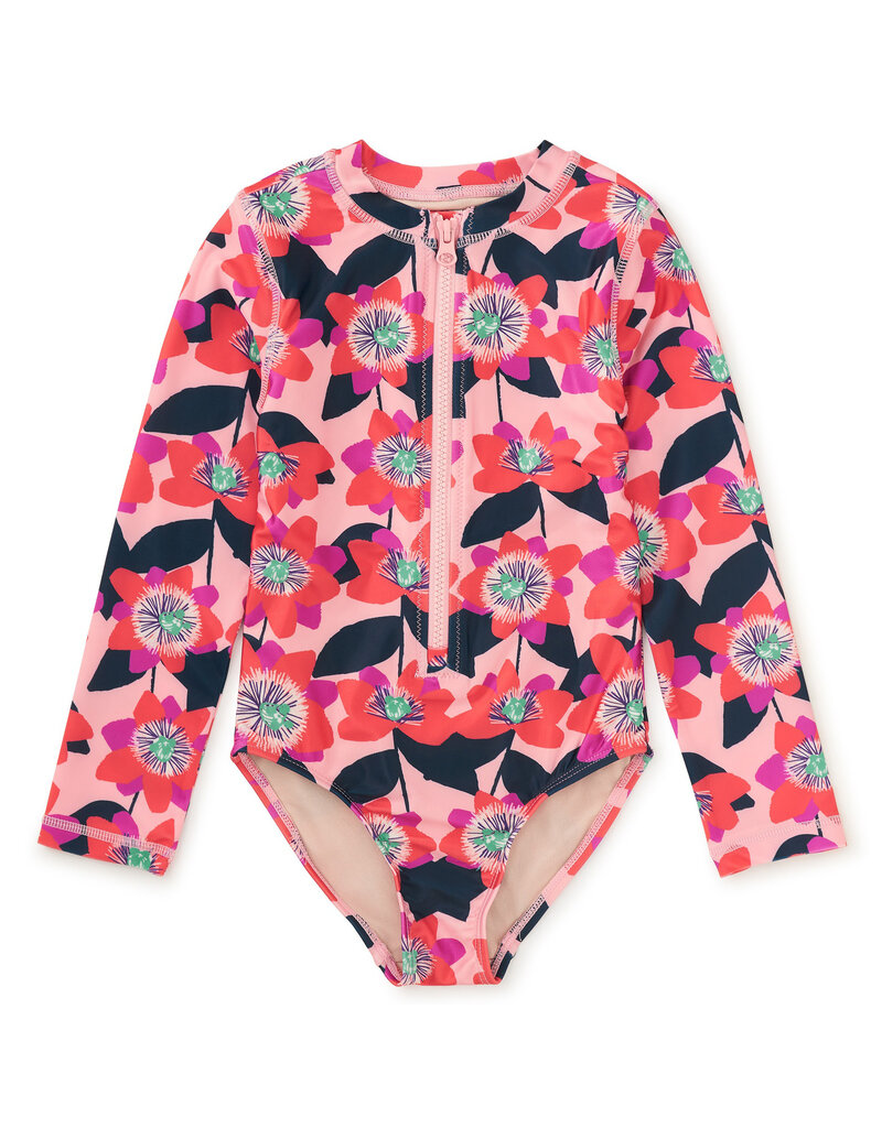 Tea Collection Block Print LS UV Suit