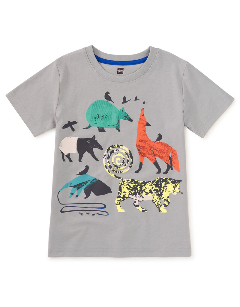 Tea Collection Rainforest Animals Tee