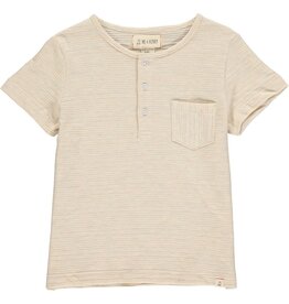 Dodger Ribbed Henley, Beige