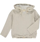 St.Ives Gauze Baby Hoodie Stone