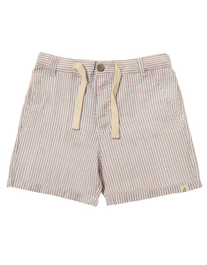 Me & Henry Crew Woven Shorts Brown Stripe
