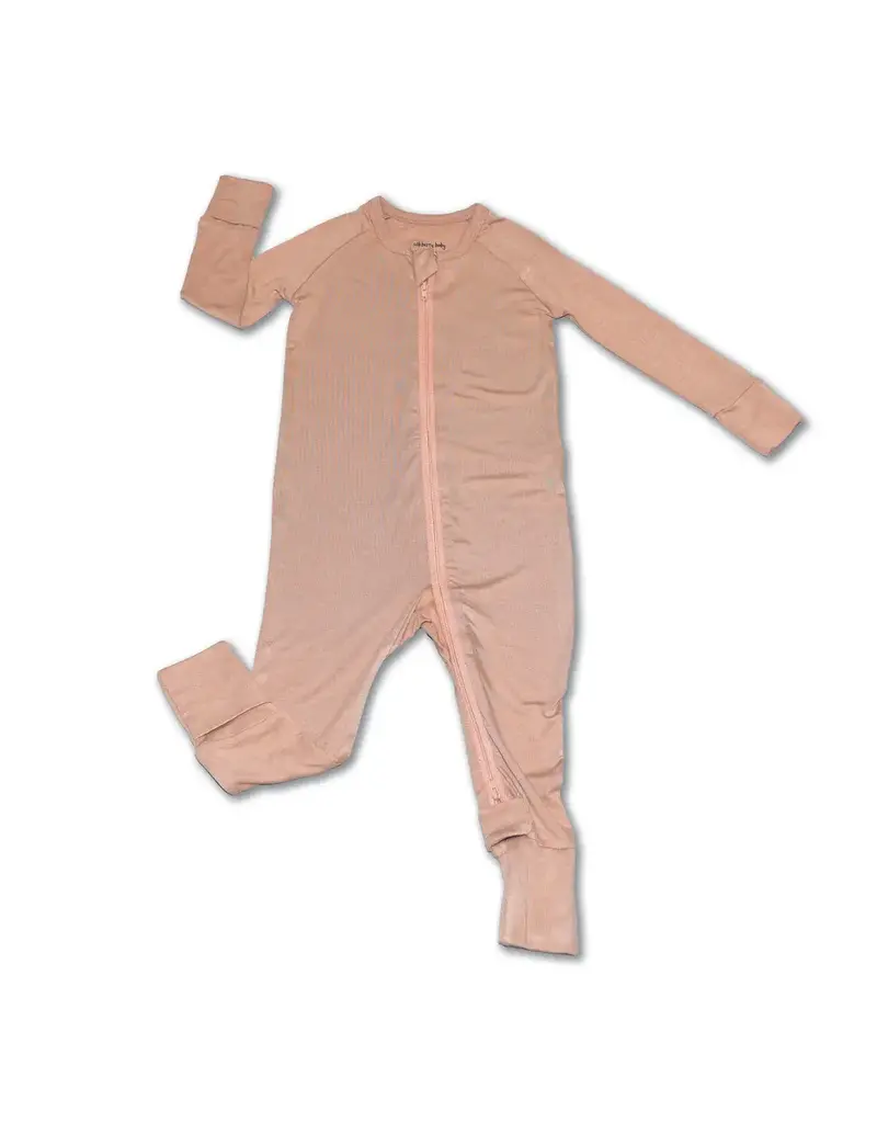 Silkberry Bamboo 2-Way Zipper w/Cuffs Sleeper, Maple