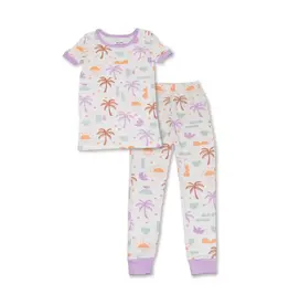 Silkberry Bamboo SS PJs, Boho Surf