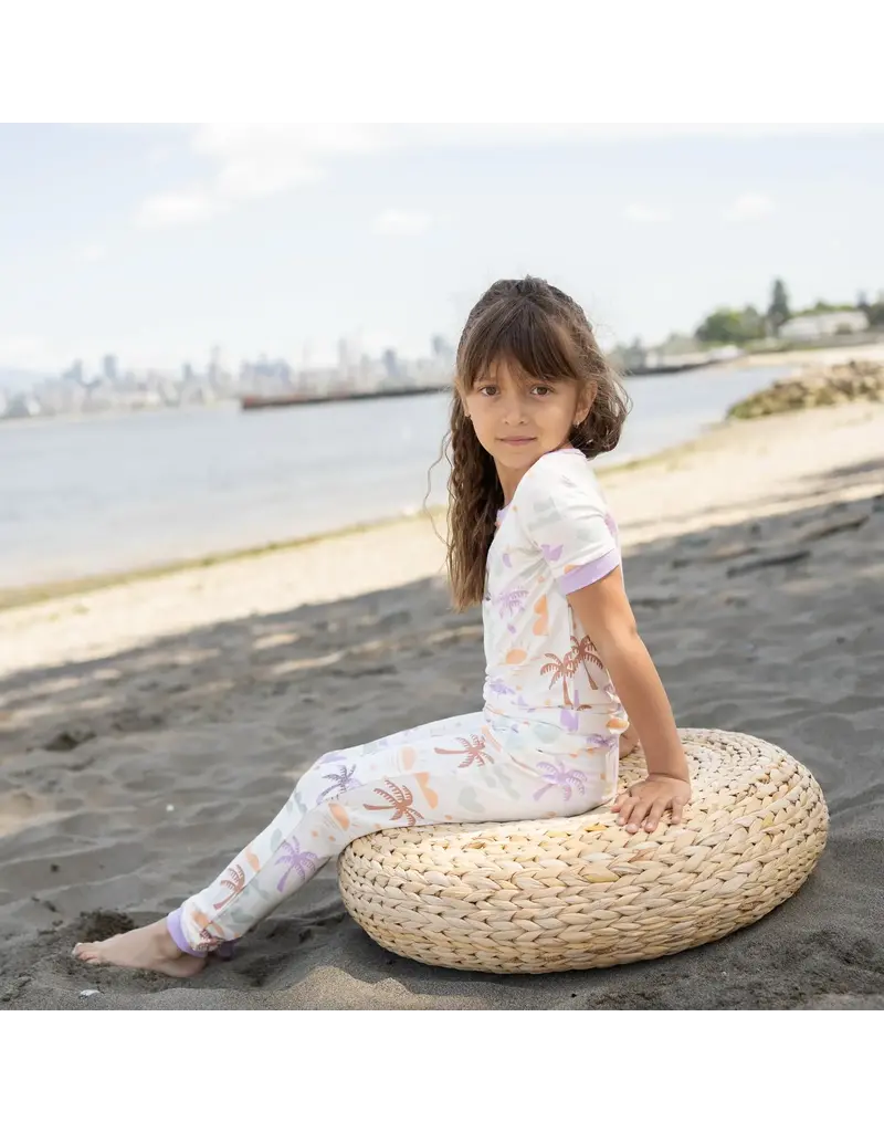 Silkberry Bamboo SS PJs, Boho Surf