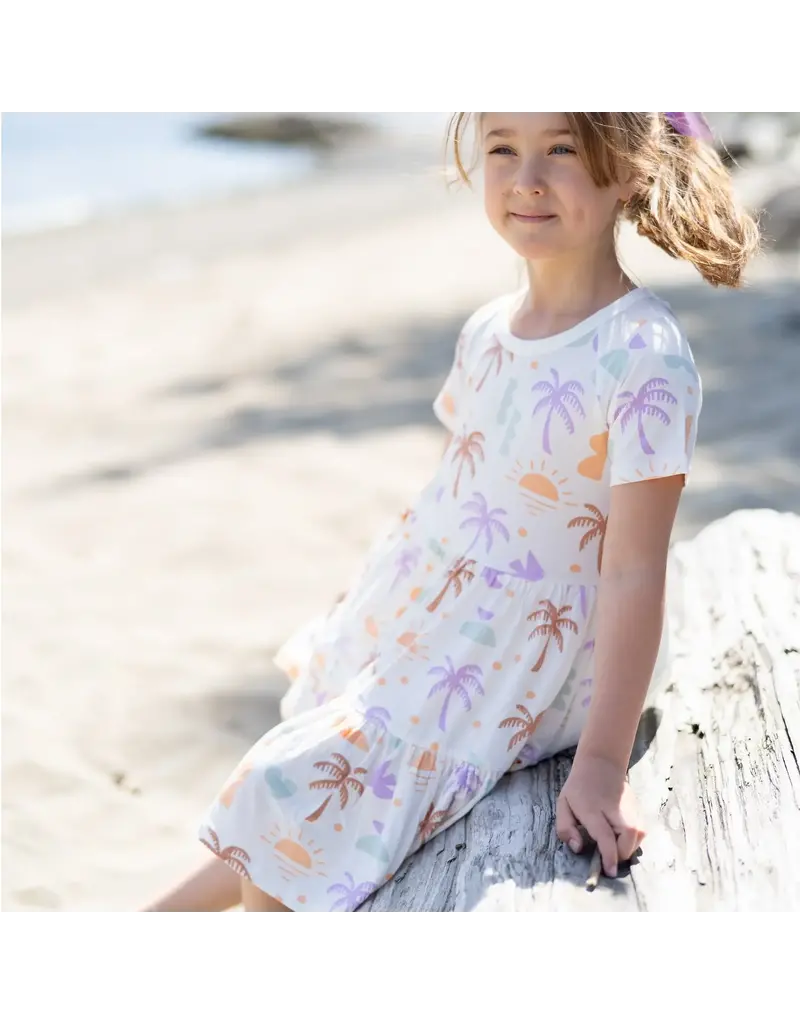 Silkberry Bamboo Tiered Dress & Bloomers, Boho Surf