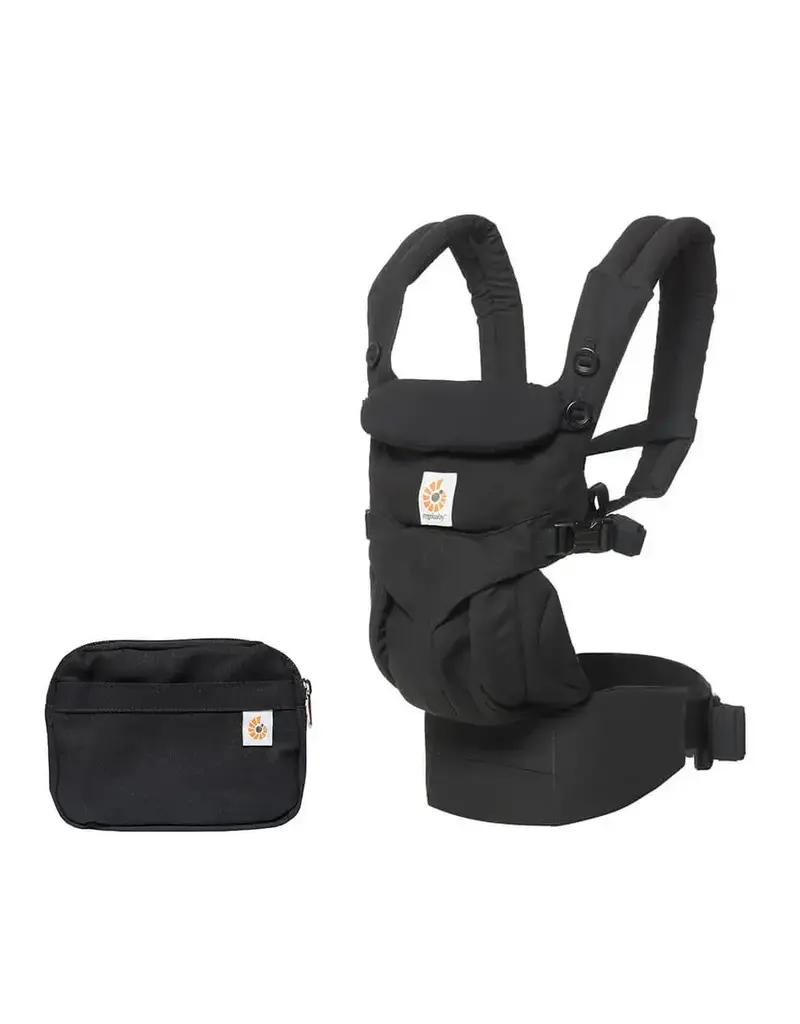 ErgoBaby Omni Classic (360) Baby Carrier All-In One, Pure Black