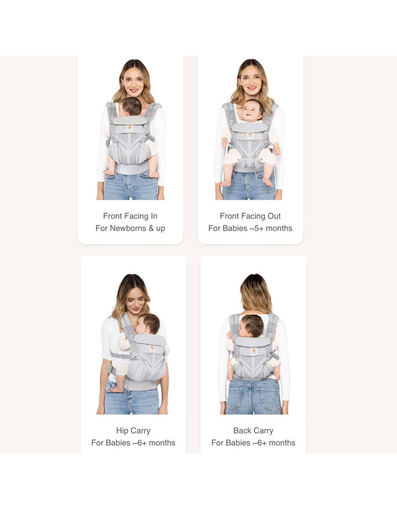 Omni Classic (360) Baby Carrier All-In One, Pure Black