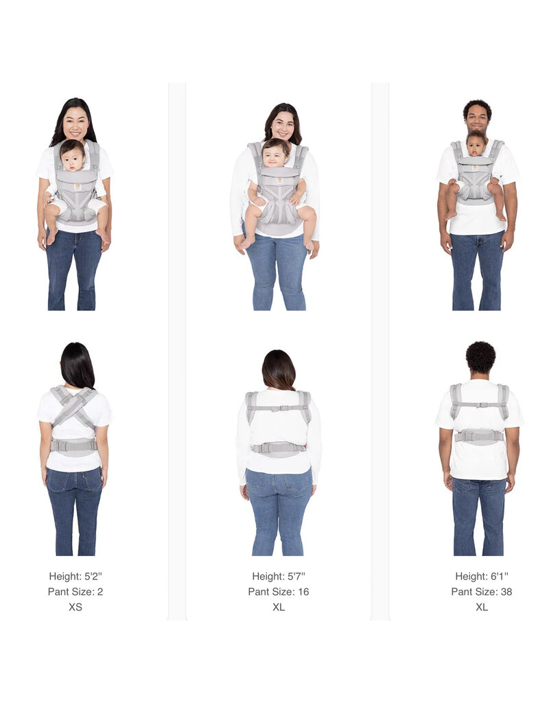 ErgoBaby Omni Classic (360) Baby Carrier All-In One, Pure Black