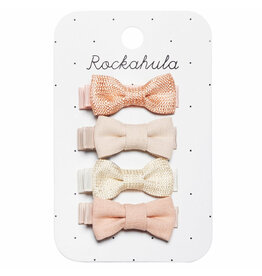 Rockahula Flora Linen Mini Bow Clips