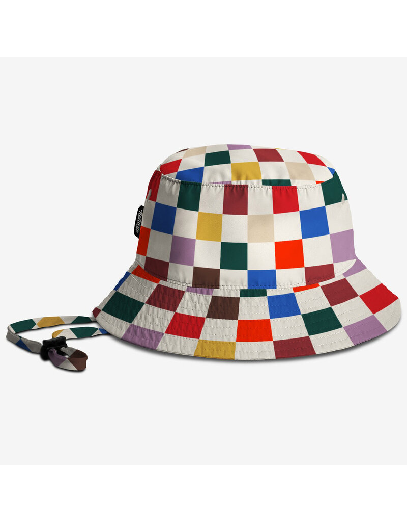 Headster Colourburst Bucket Hat, Pale Beige