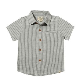 Newport Woven Shirt Grey Stripe