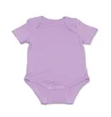 Silkberry Bamboo SS Onesie, Lavender Bloom