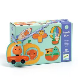 Djeco Puzzle Duo - Vehicles 2y+
