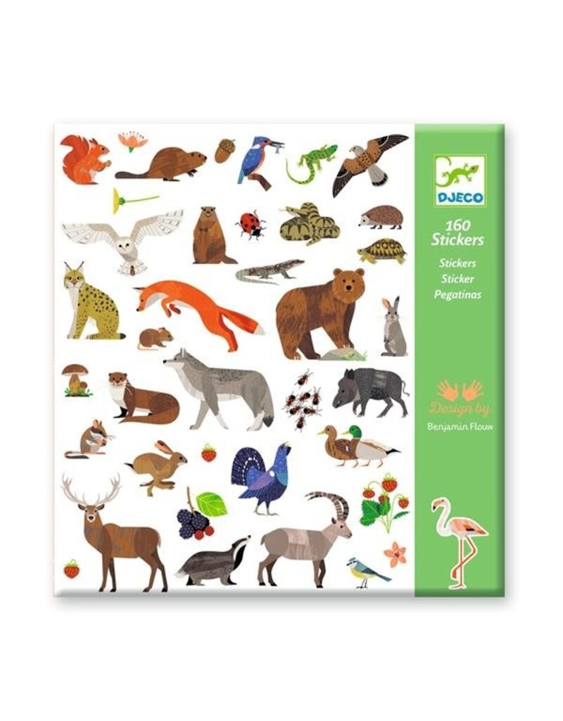 Djeco Stickers - Fauna