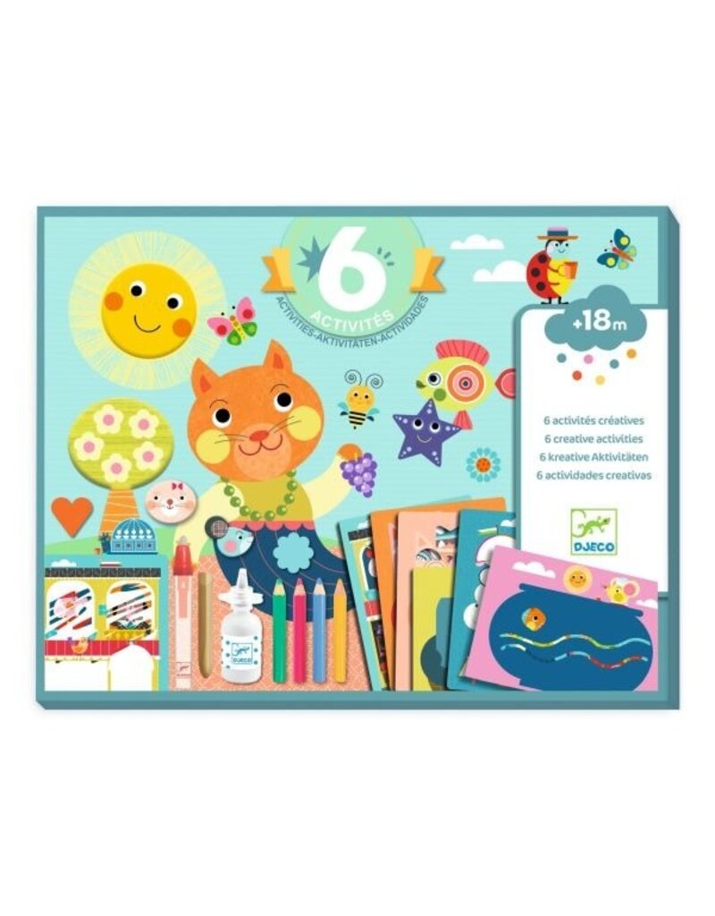 Djeco Activity Kit - The Cat and His Pals 18m+