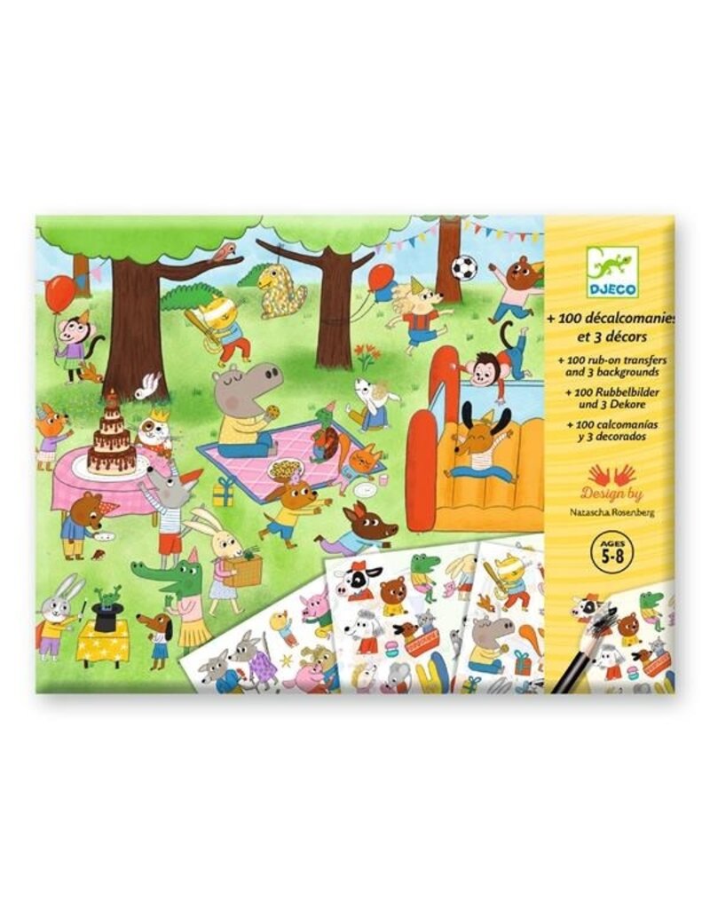 Djeco Decals -  Party Time!  5y+