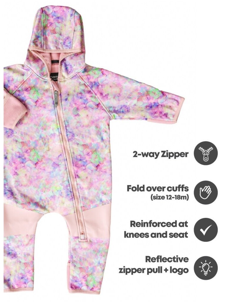 Therm All-Weather Fleece Onesie, Pretty Petals