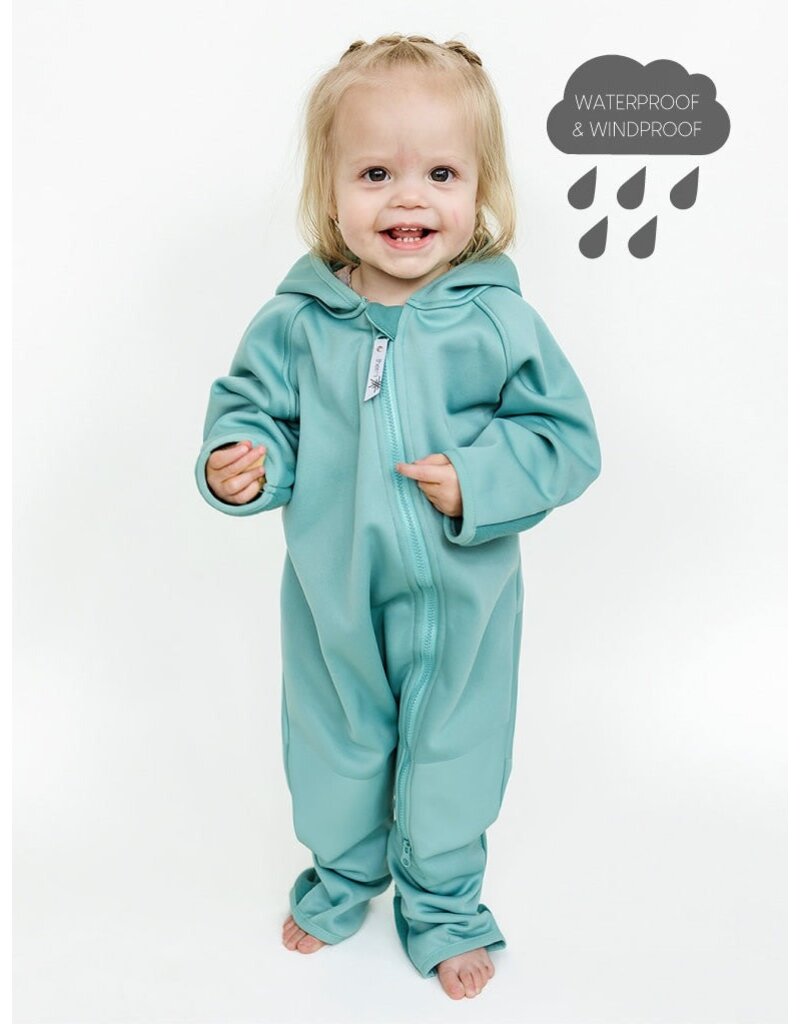 Therm All-Weather Fleece Onesie, Seafoam
