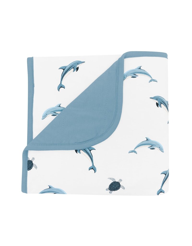 Kyte Baby Baby Blanket In Dolphin