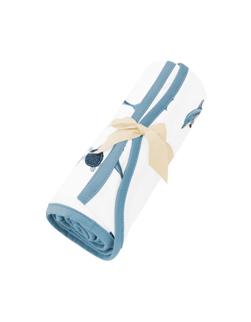 Kyte Baby Bamboo Swaddling Blanket, Dolpin, Large