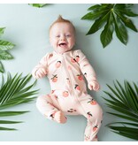 Kyte Baby Peaches Bamboo Zip Romper