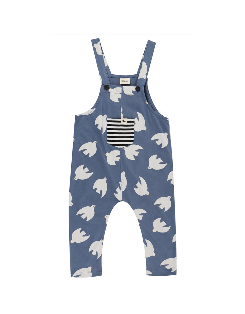 Turtledove London Seagull Easy Fit Organic Dungaree