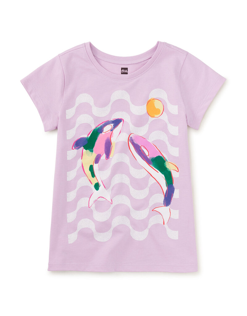 Tea Collection Rainbow Orcas Tee