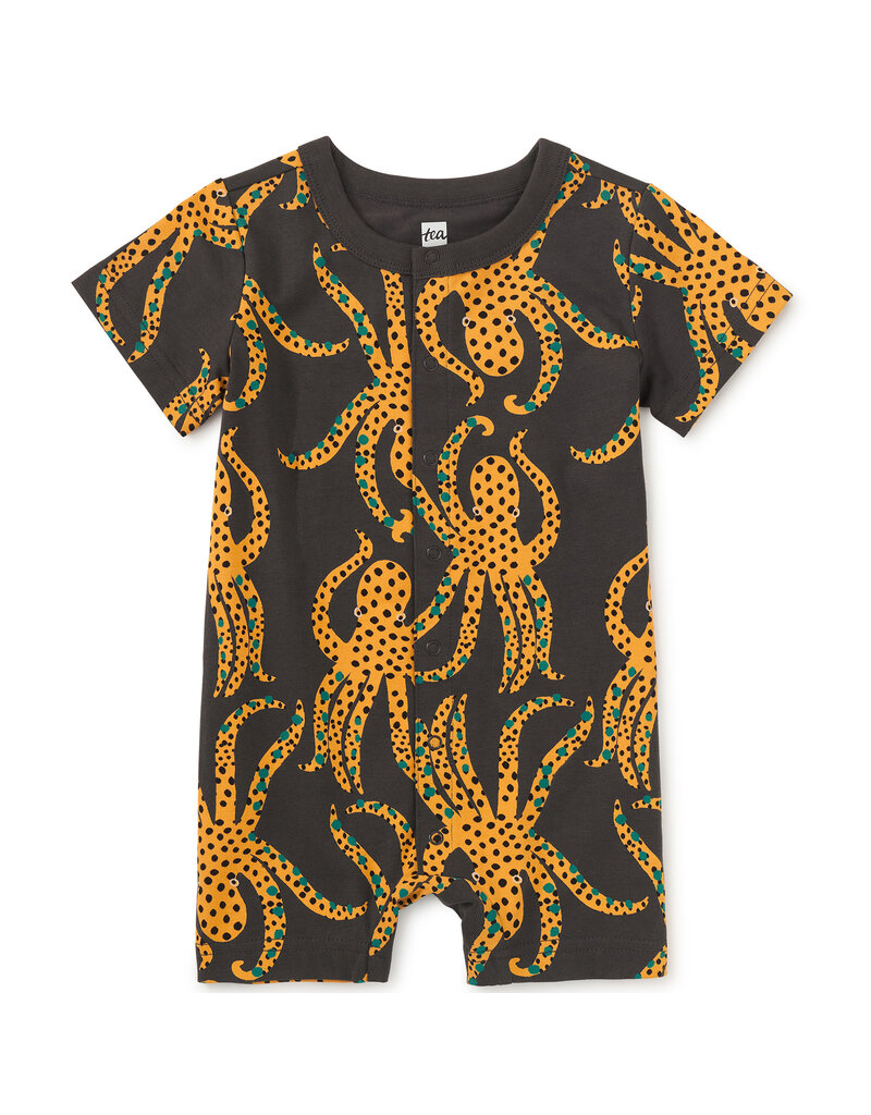 Tea Collection Jaguar Button-Up Baby Romper