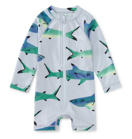 Tea Collection Painted Sharks Baby UV Suit