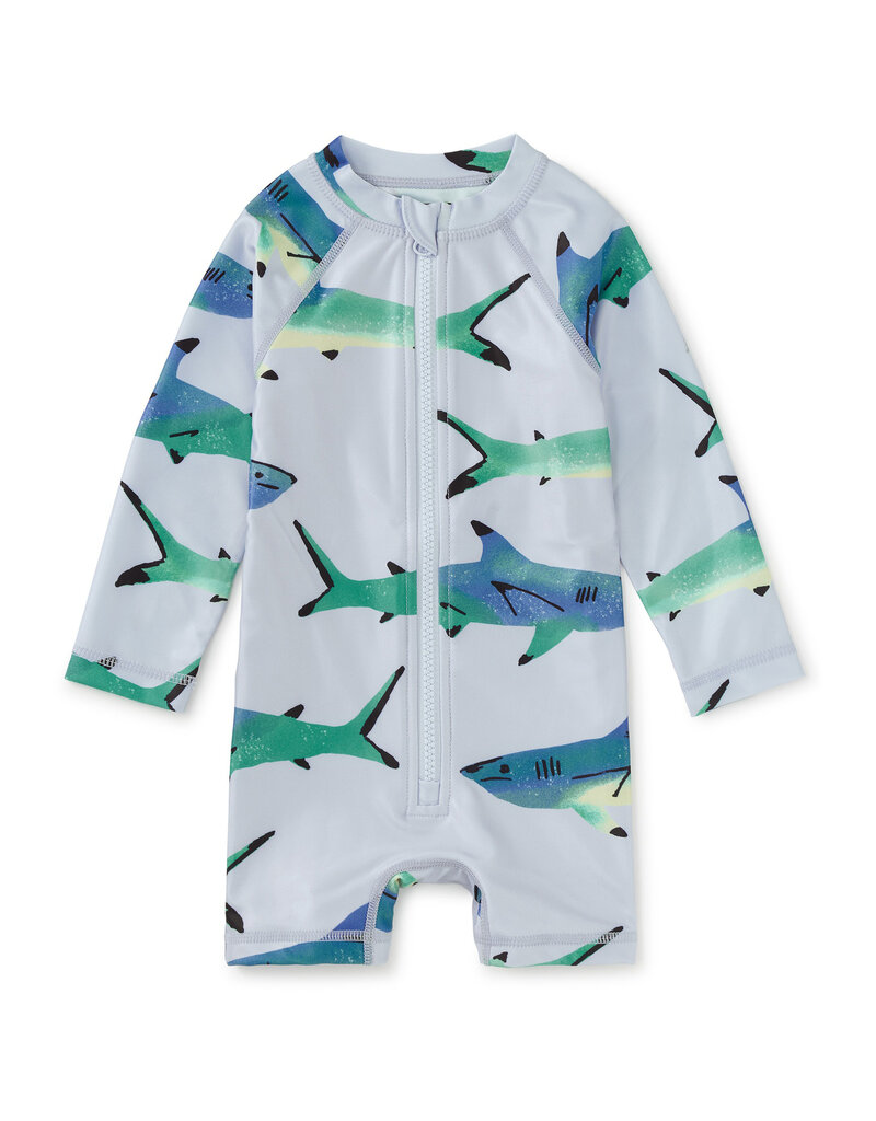 Tea Collection Painted Sharks Baby UV Suit
