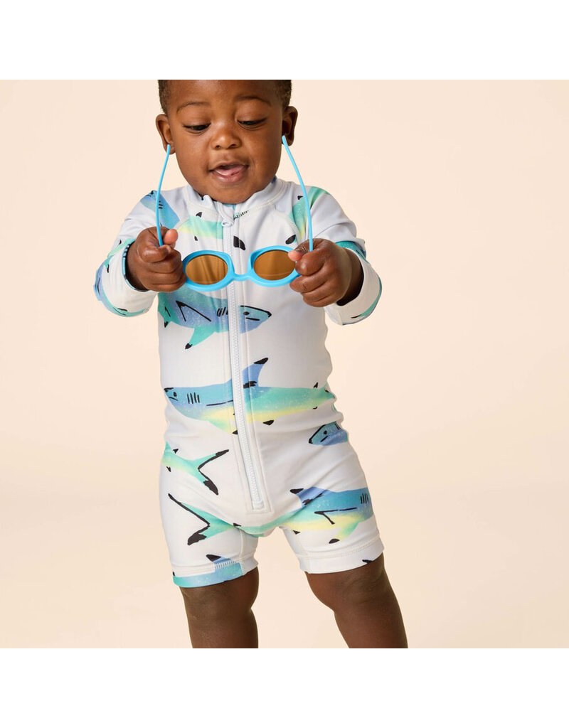 Tea Collection Painted Sharks Baby UV Suit