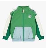 Souris Mini Green High Collar Zip Sweatshirt
