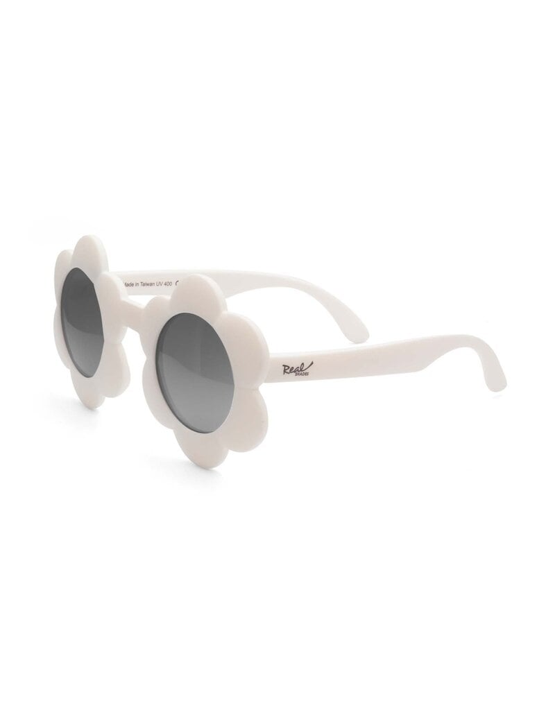 Real Shades White Bloom Unbreakable UV Sunglasses 4y+
