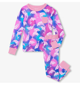 Hatley Airbrush Dolphins Bamboo PJs