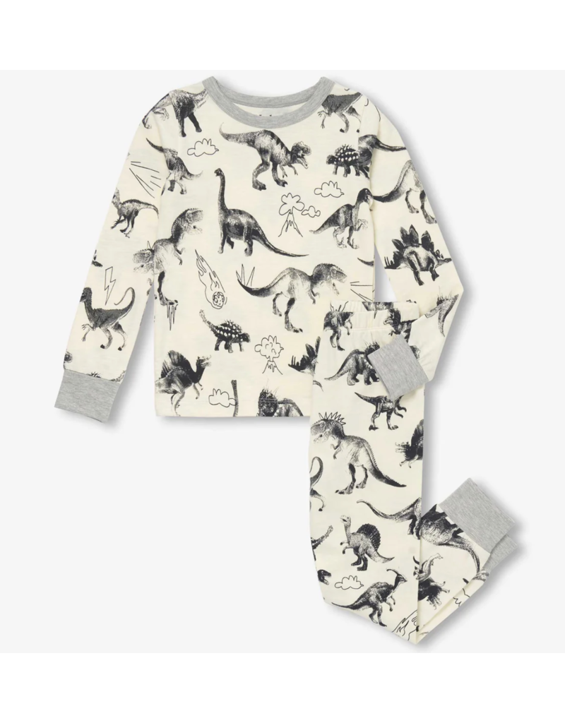 Hatley Dino Extinction Organic Stretch PJs