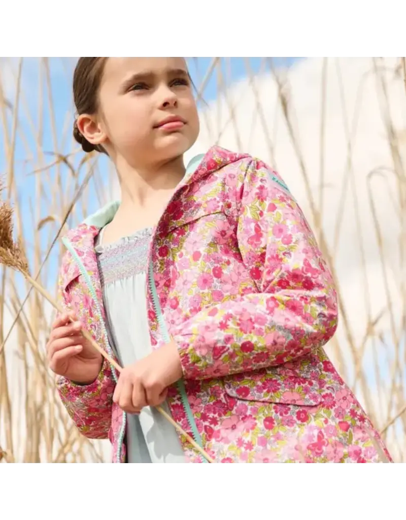 Hatley Groovy Flowers Microfiber Field Jacket
