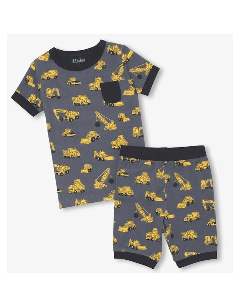 Hatley Under Construction Bamboo Shorts PJs