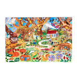 Eeboo Fairy Cottage 20pc Puzzle 3y+