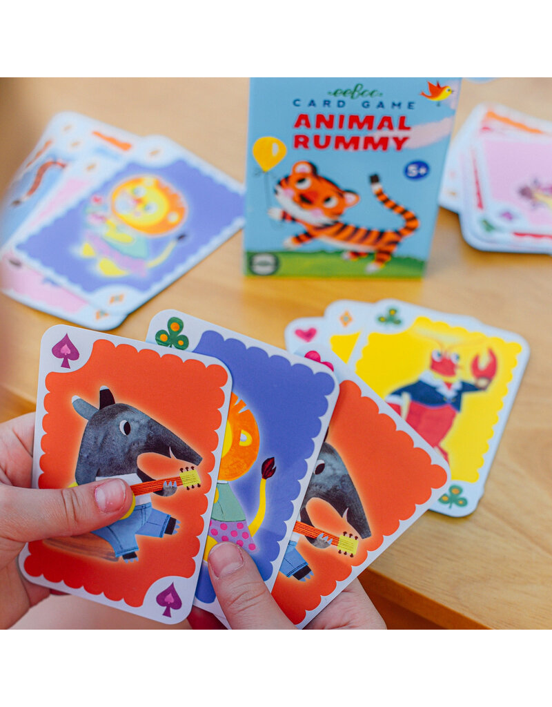 Eeboo Animal Rummy Playing Cards 5y+