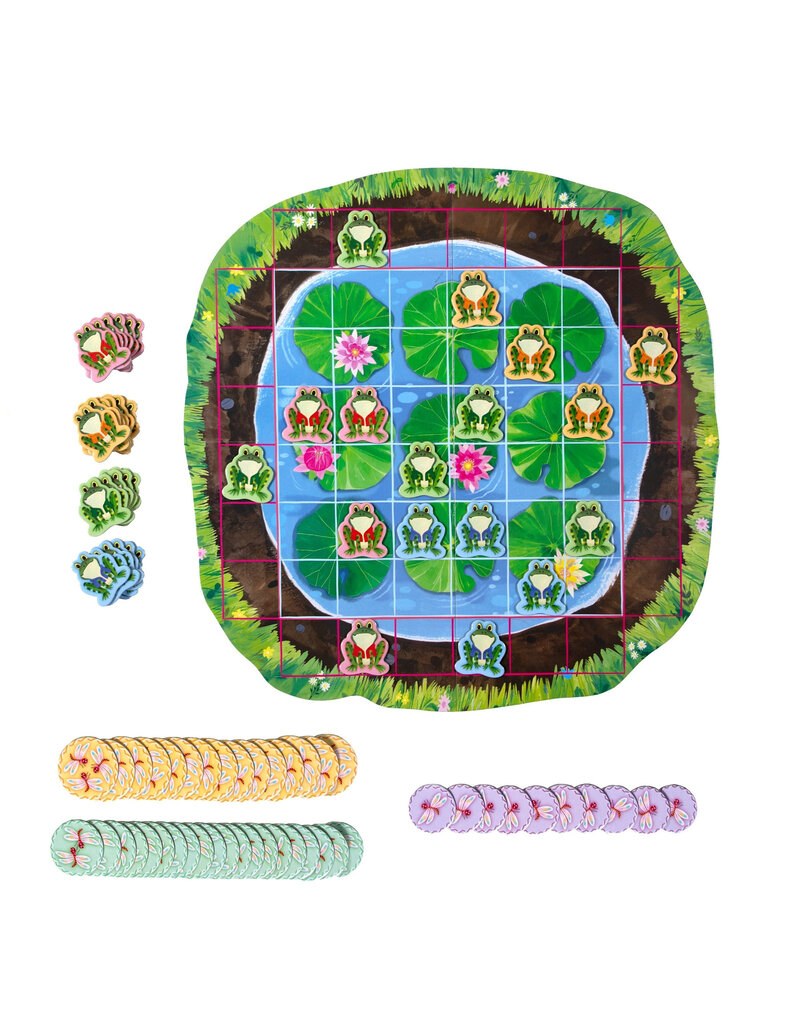 Eeboo Frog Hopkins Shaped Game 4y+