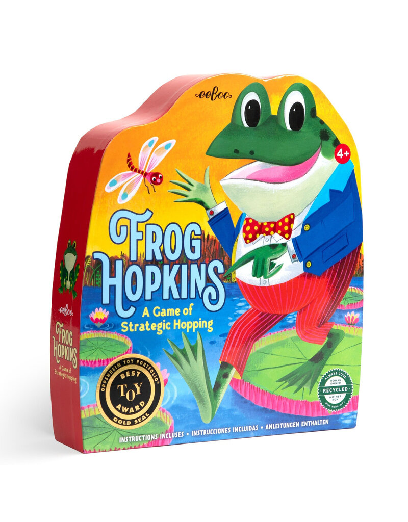 Eeboo Frog Hopkins Shaped Game 4y+
